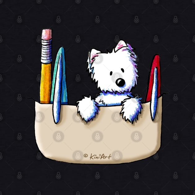 KiniArt Westie Pocket Protector by KiniArt